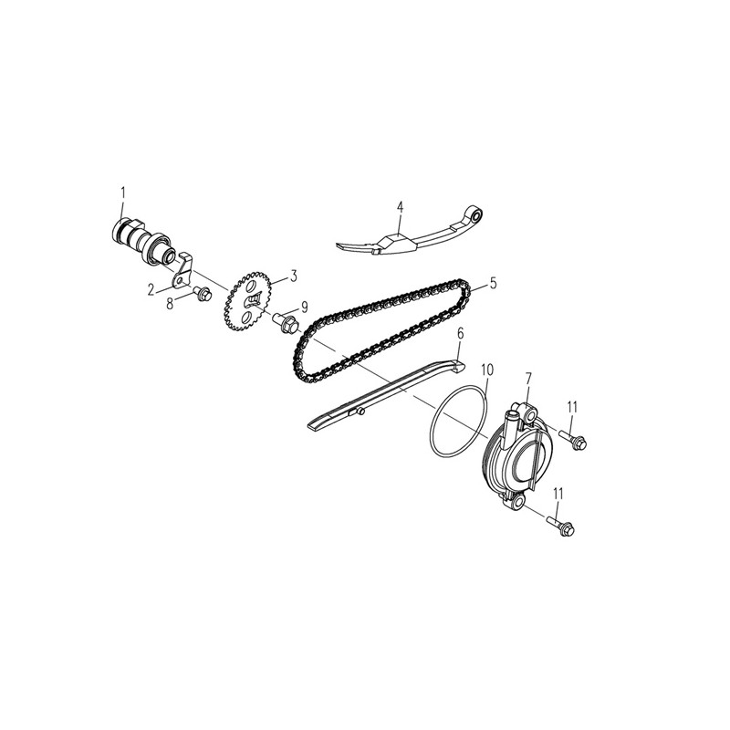 Nokkenasketting geleider onder - 3B3