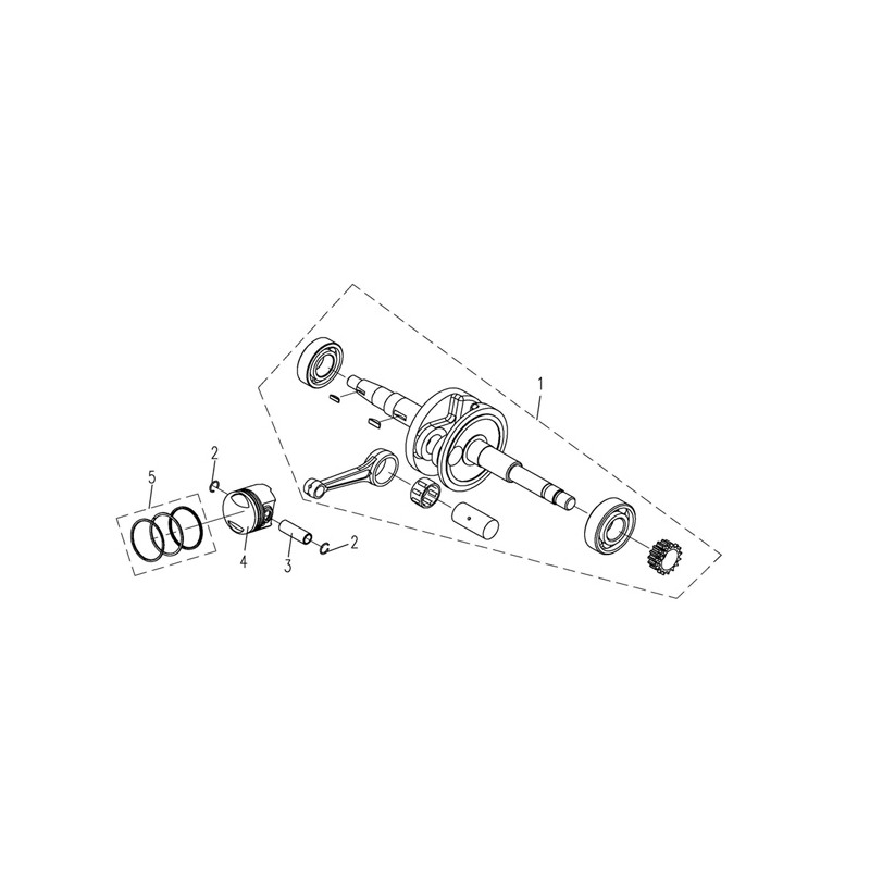 Zuigerpen clip - 3B3