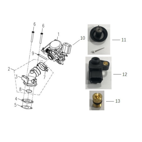 Luchtsproeier carburateur #33 - ECS