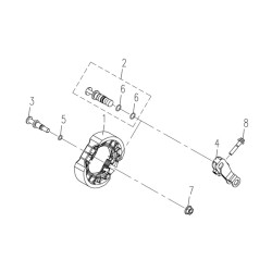Achterrem arm aan trommelrem - 3B3 - Euro 4