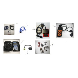 Blauwe OBD2 KKL kabel voor euro 4 ECS software