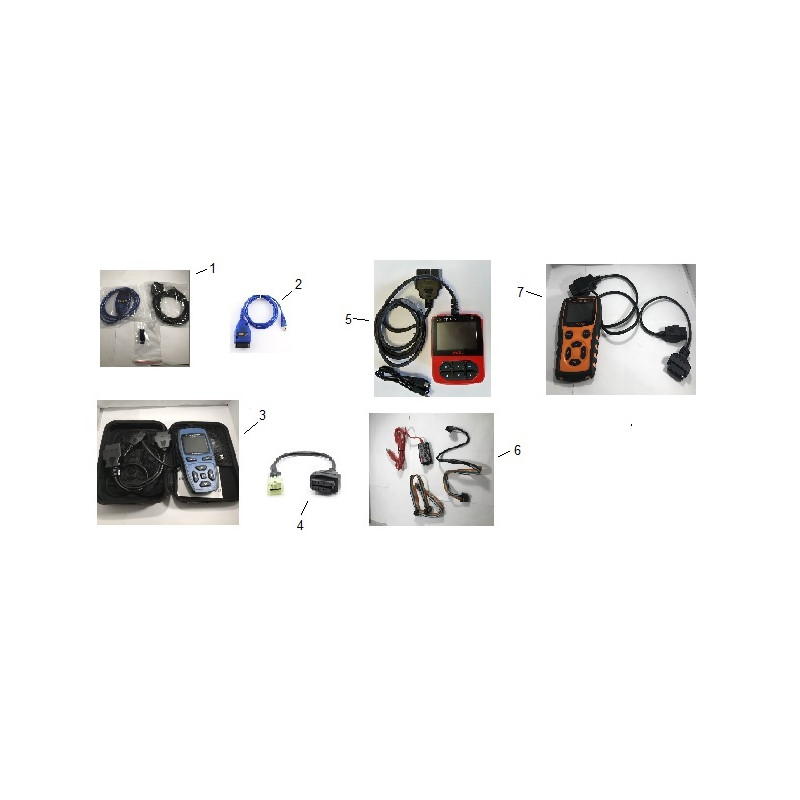 Blauwe OBD2 KKL kabel voor euro 4 ECS software