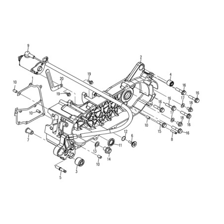 Startmotor - 3B3 - euro 4 - EFI