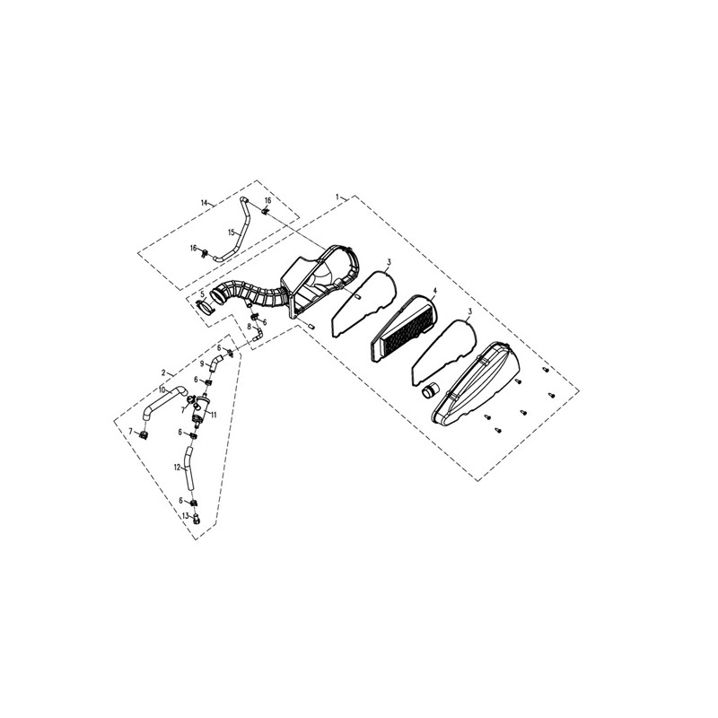 Luchtfilter - 3B3 - euro 4 - EFI