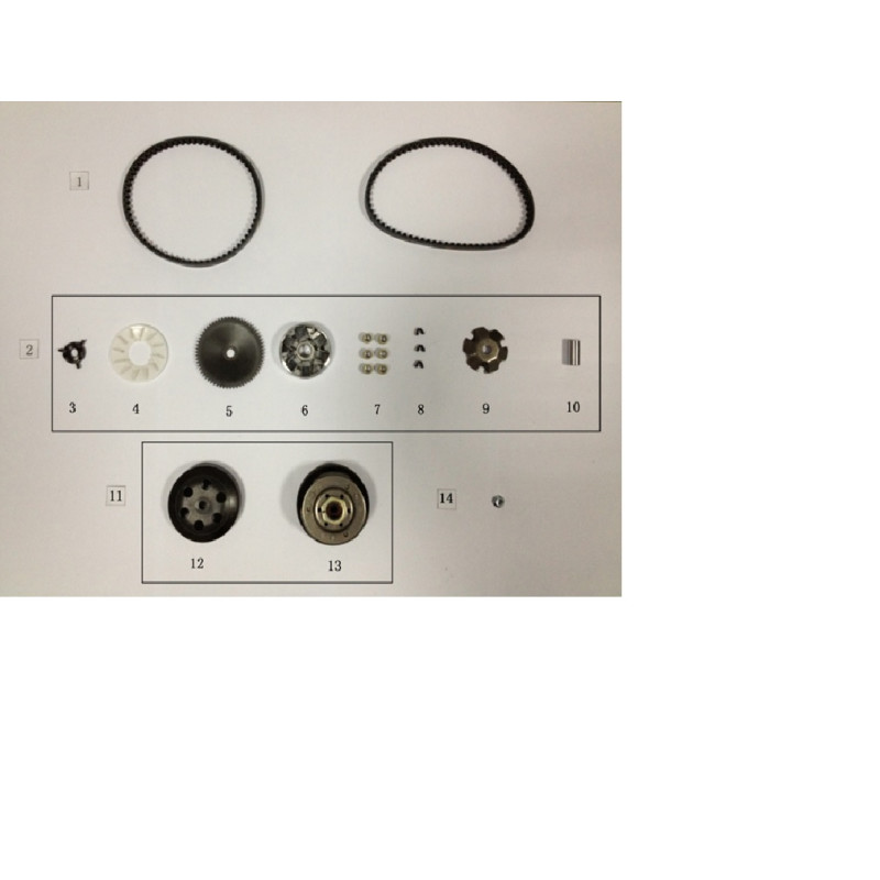 Rollen set 10 gram - GY6