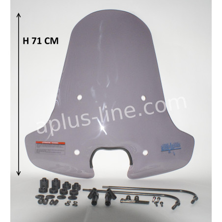 WINDSCHERM APLUS PASSEND OP PIAGGIO ZIP - SMOKE