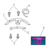 Voorspatbord steun