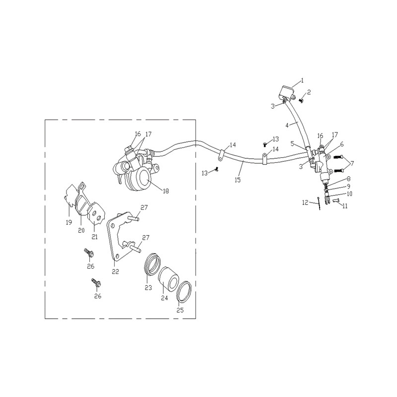 Rear Brake Assy