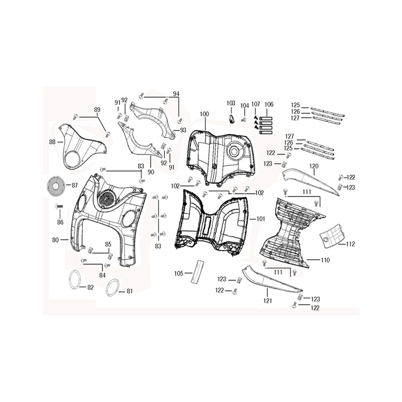 Skirt links / Champagne