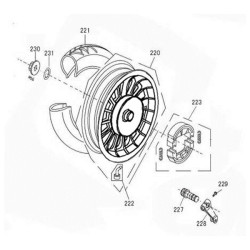 Velg achter - 16 spaaks / Zwart