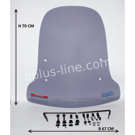 WINDSCHERM APLUS SPEEDY / VICI / GOCCIA - SMOKE