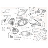 Rear decorative plate rubber