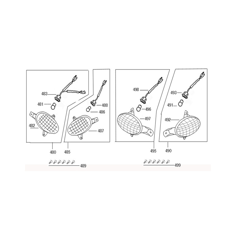 Knipperlicht rechts voor