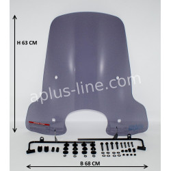 WINDSCHERM APLUS PASSEND OP KYMCO NEW LIKE SMOKE