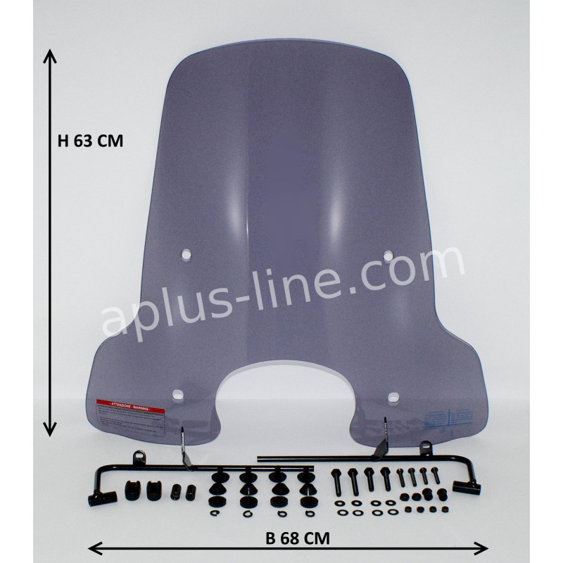 WINDSCHERM APLUS PASSEND OP KYMCO NEW LIKE SMOKE