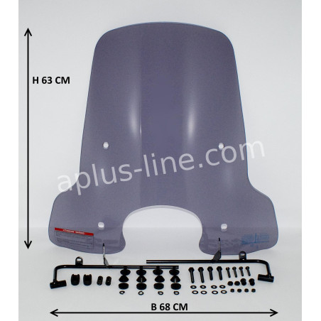 WINDSCHERM APLUS PASSEND OP KYMCO NEW LIKE SMOKE