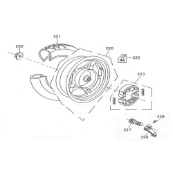 Velg achter / Zwart