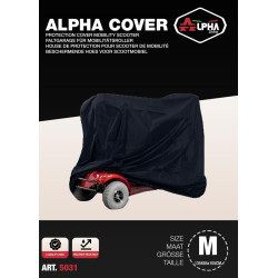 HOES ALPHA COVER SCOOTMOBIEL COVER M 135X65X105CM - A KWALITEIT (200D)