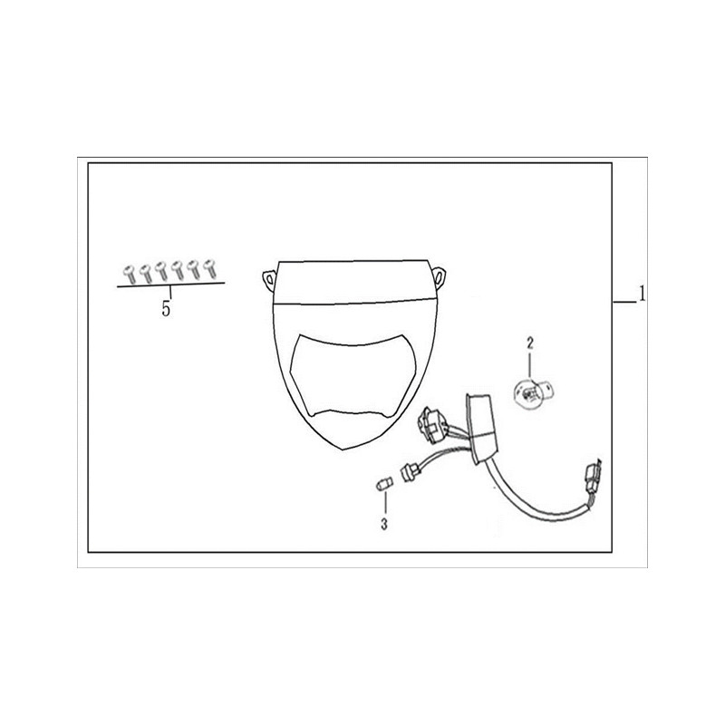 Koplamp unit