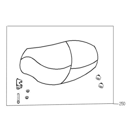 Zadel / Zwart