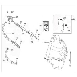 Benzinetank vlotter