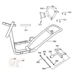 As subframe - motorophanging B