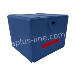 BEZORGKOFFER APLUS BLAUW 90 LITER DUBBEL GEISOLEERD