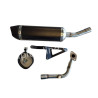 UITLAATBOCHT (COMPLETE SET) APLUS COMPLETE MATT BLACK EDITION - GY6 LOOK A LIKE