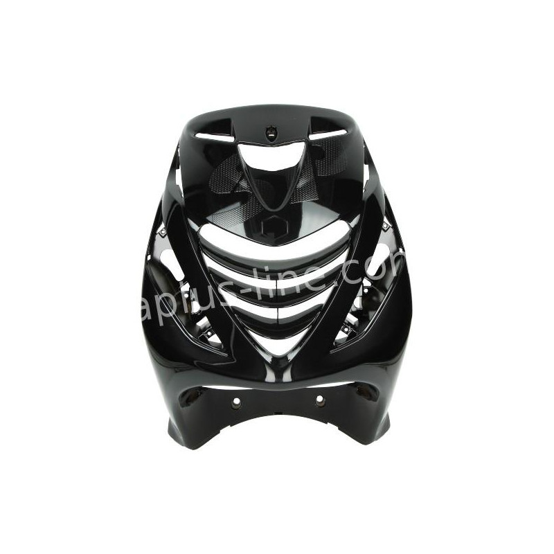 FRONT COVER APLUS PASSEND OP PIAGGIO ZIP SP - GLANS ZWART (+BINNENROOSTER)