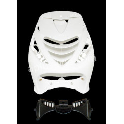 FRONT COVER APLUS PASSEND OP PIAGGIO ZIP SP - GLANS WIT + (BINNENROOSTER)