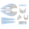 PLAATSET APLUS RETRO GLANS WIT (ENKEL GESPOTEN DELEN)