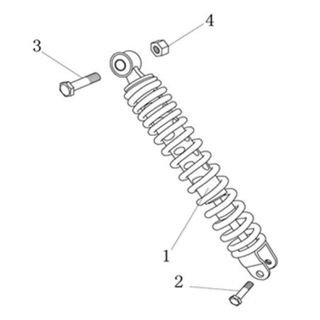 Schokbreker achter 250mm