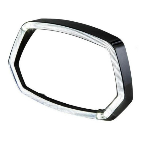 LED KOPLAMPRAND APLUS PASSEND OP VESPA SPRINT - GLANS ZWART