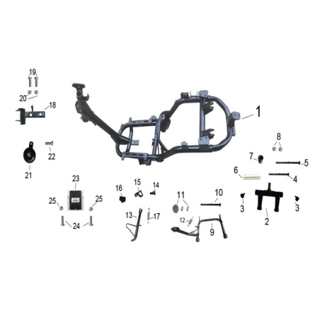 Subframe - motorophanging