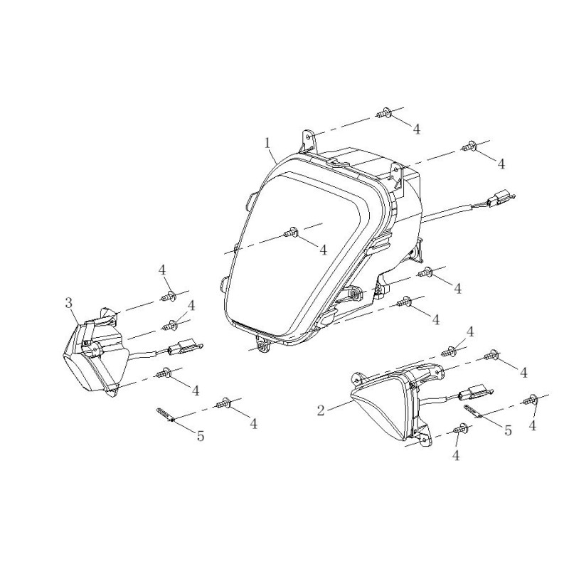 Koplamp unit