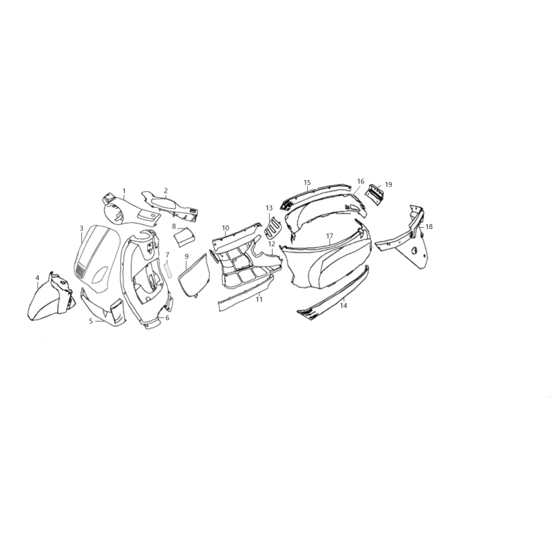 Onderkuip voorzijde / Mat Chameleon
