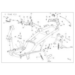 Subframe - motorophanging
