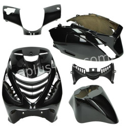 PLAATSET APLUS PASSEND OP PIAGGIO ZIP SP 5 DELIG - GLANS ZWART