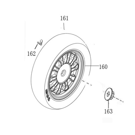 Velg achter