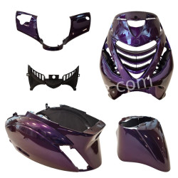 PLAATSET APLUS PASSEND OP PIAGGIO ZIP SP 5-DELIG - MYSTIC PURPLE