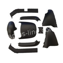 PLAATSET APLUS PASSEND OP SEGWAY E-110 / E-125 9-DELIG MAT ZWART