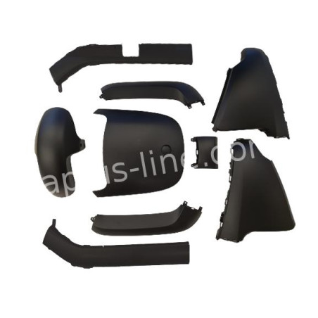PLAATSET APLUS PASSEND OP SEGWAY E-110 / E-125 9-DELIG MAT ZWART