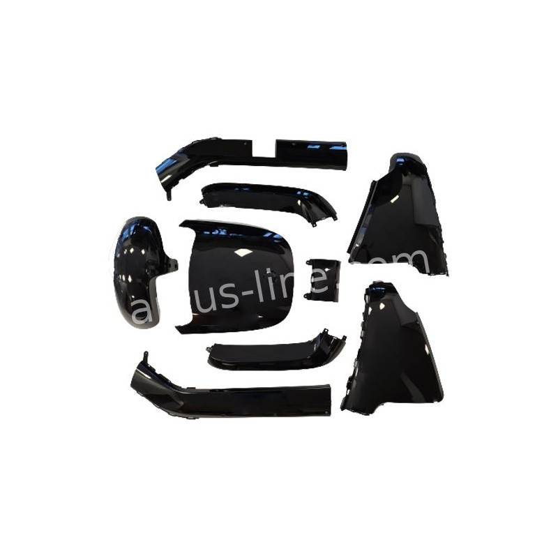 PLAATSET APLUS PASSEND OP SEGWAY E-110 / E-125 9-DELIG GLANS ZWART