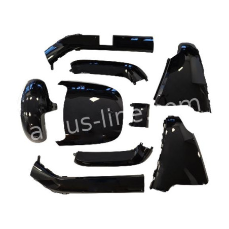 PLAATSET APLUS PASSEND OP SEGWAY E-110 / E-125 9-DELIG GLANS ZWART