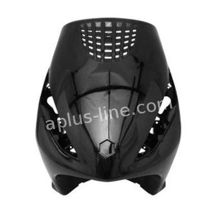 FRONT COVER APLUS PASSEND OP PIAGGIO ZIP MODEL ORIG - GLANS ZWART