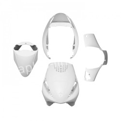 PLAATSET APLUS ZIP MODEL ORIGINEEL VOORKAP 4-DELIG - GLANS WIT