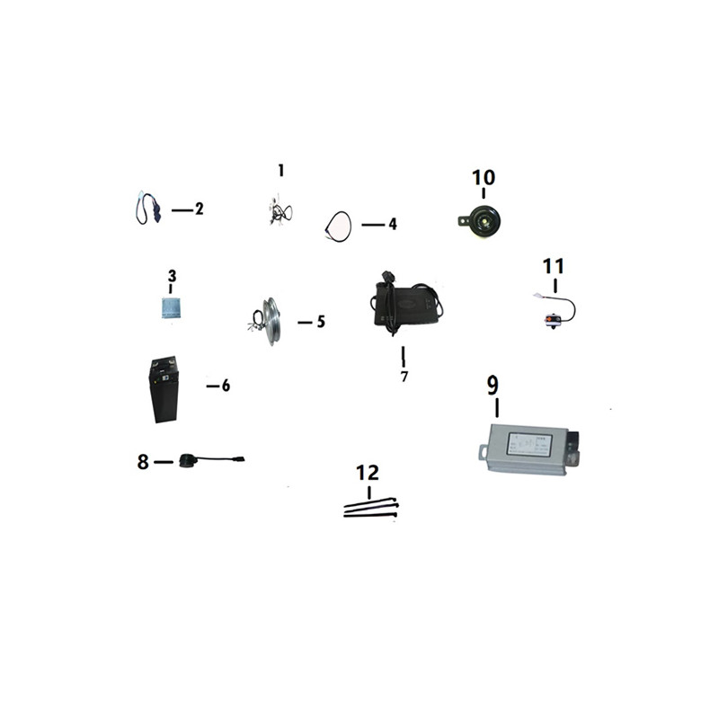 Kabelset voor instelbare controller