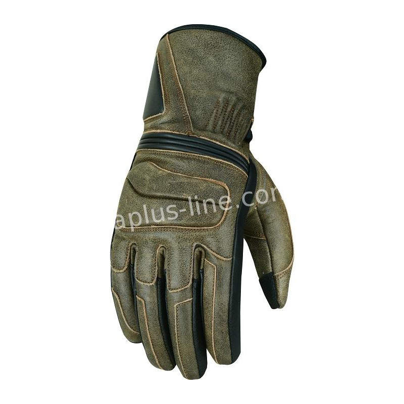 HANDSCHOEN ALPHA STYLING RETRO BROWN LEATHER - XXL