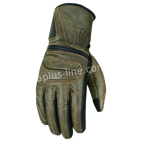HANDSCHOEN ALPHA STYLING RETRO BROWN LEATHER - XXL