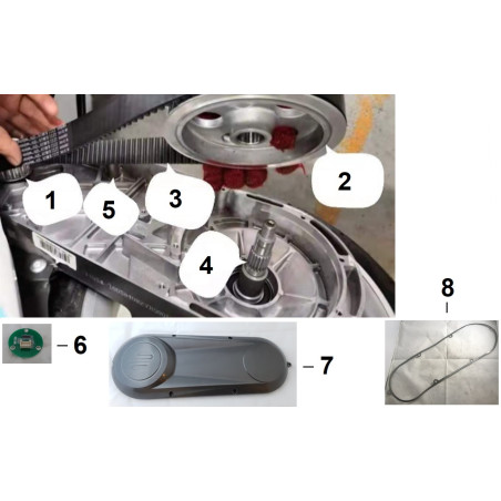 Motor controller (printplaat) Encoder - hall sensor